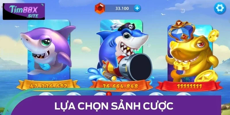 Tựa game mang đến nhiều sảnh chơi với mức độ khó khác nhau