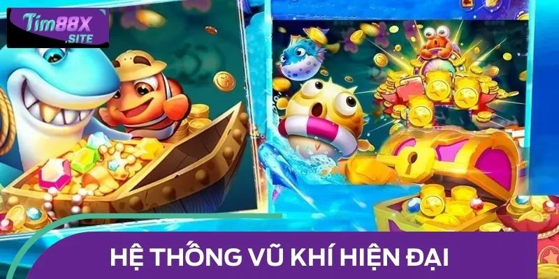 Hệ thống vũ khí tân tiến giúp quá trình chơi game hiệu quả hơn