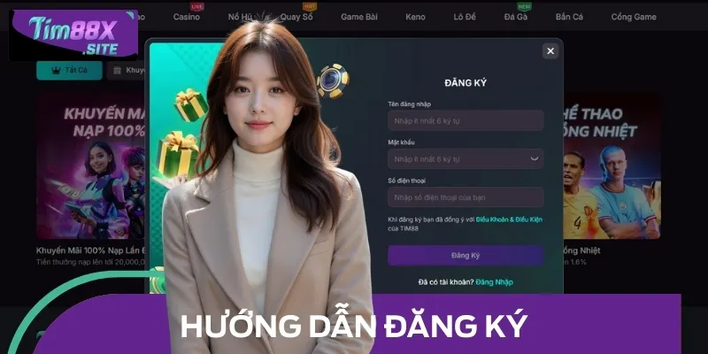 Các bước đơn giản để đăng ký TIM88 nhanh chóng, an toàn, dễ dàng